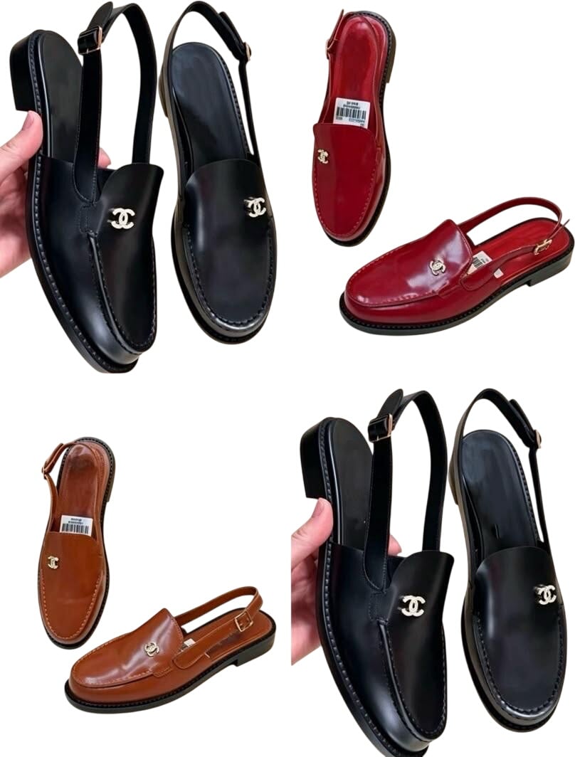 Mocassins à bride arrière