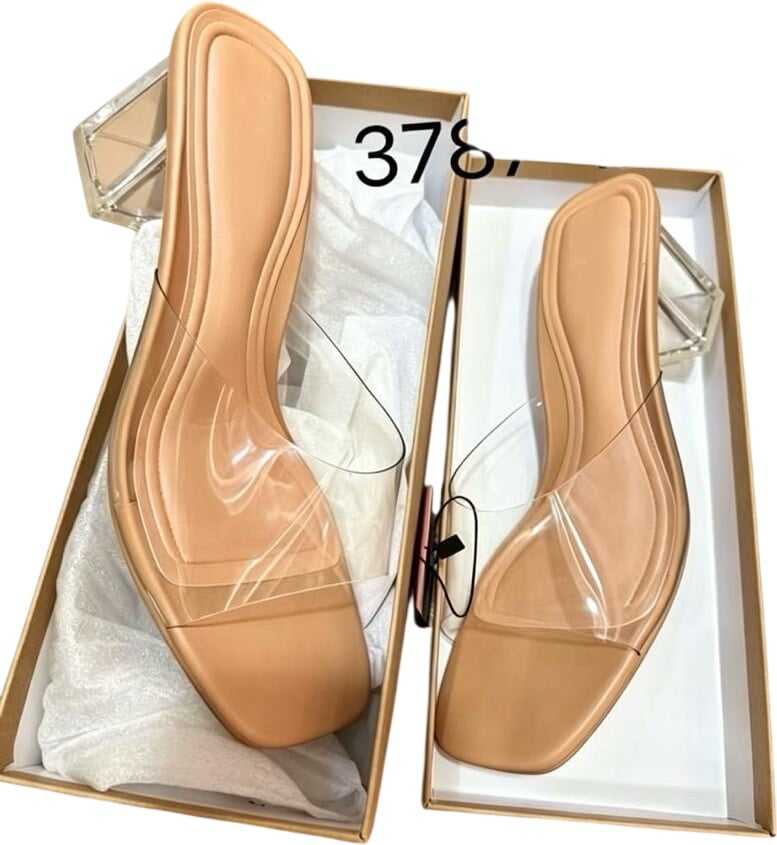 Transparent Slide Sandals