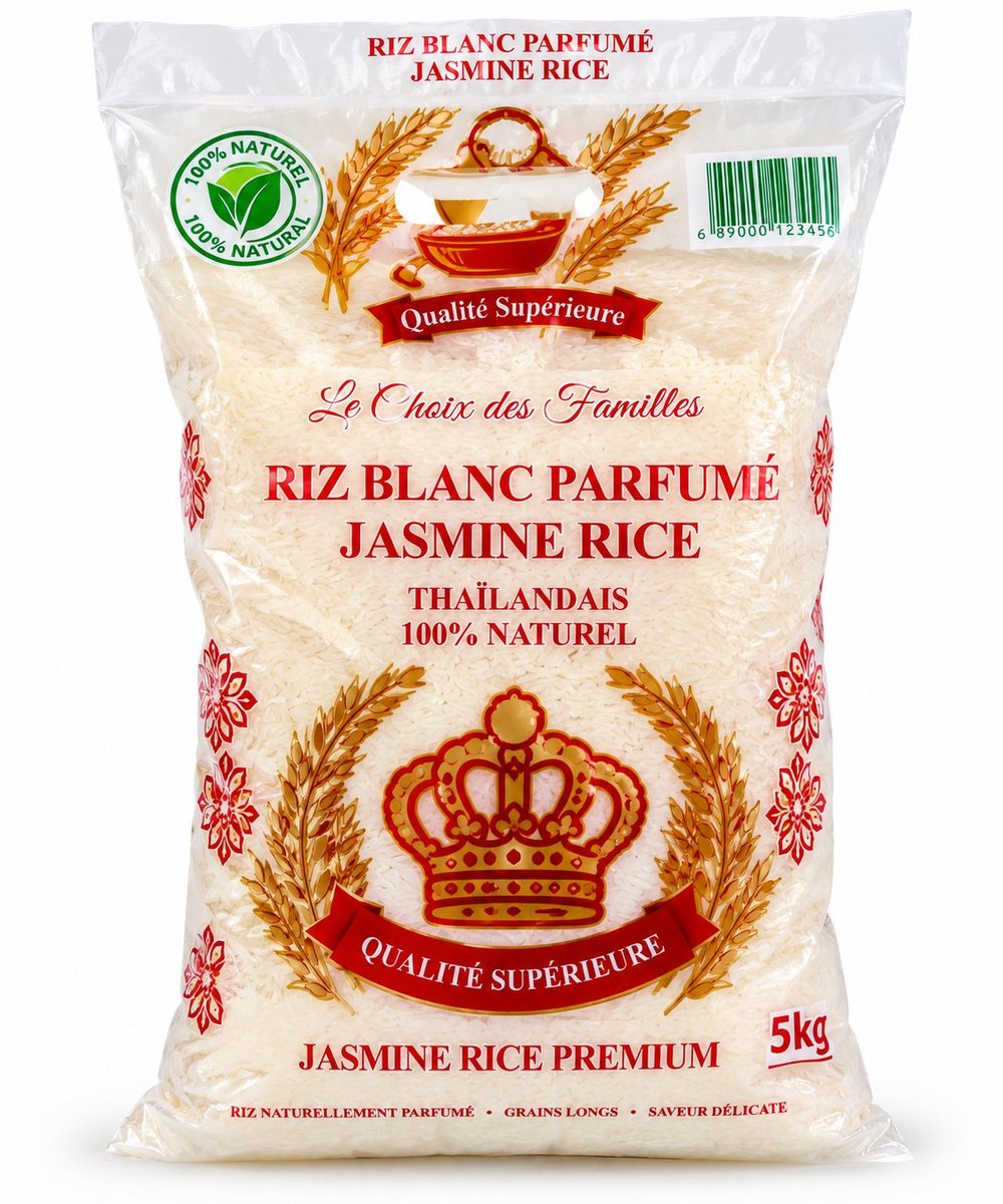 Jasmine Fragrant White Rice - 5kg