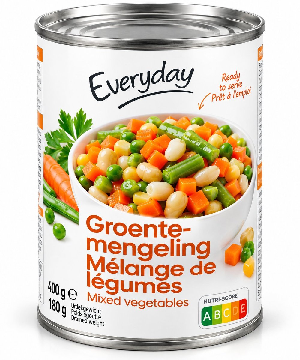 Everyday Mixed Vegetables - 400g