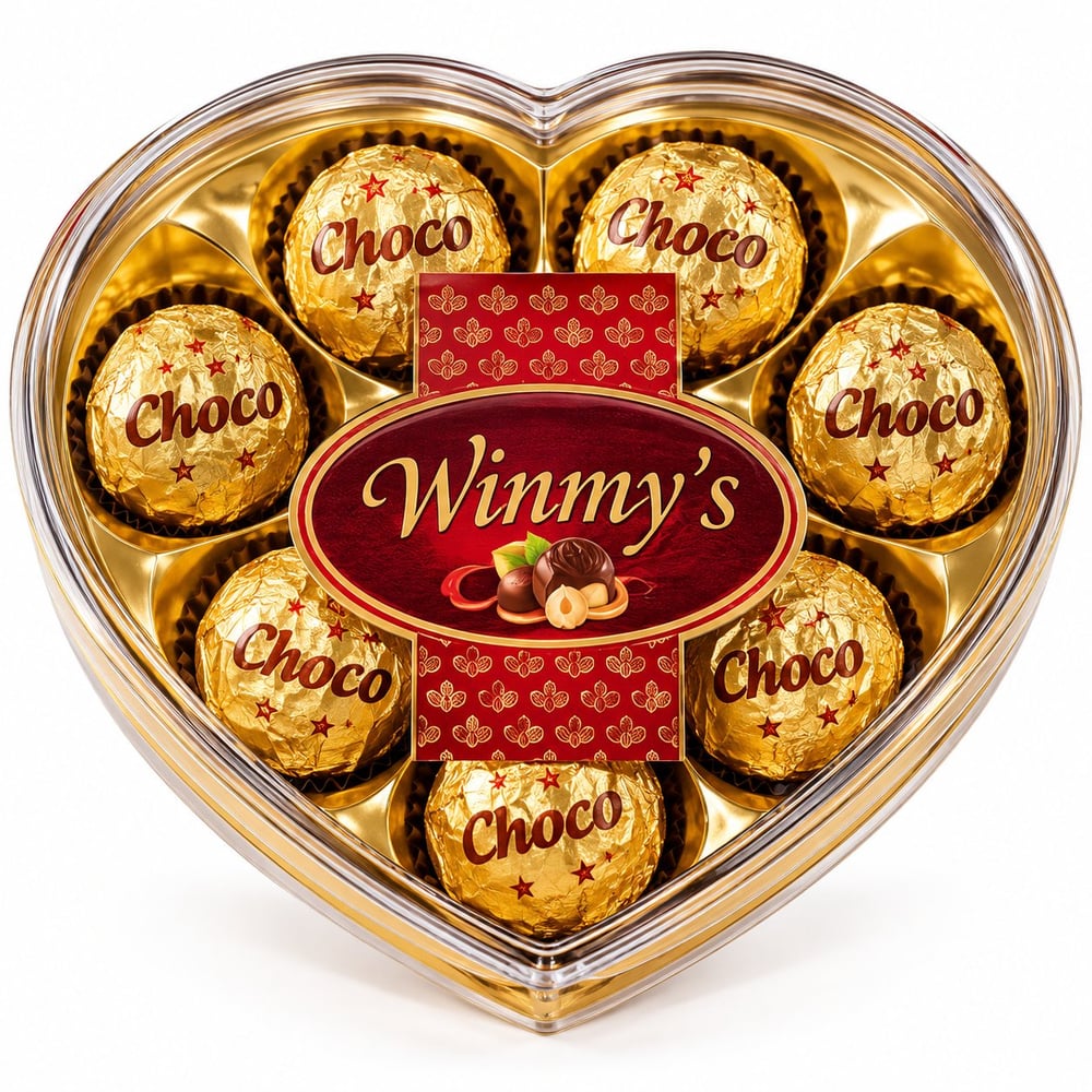 Wimmy’s Heart-Shaped Chocolate Box