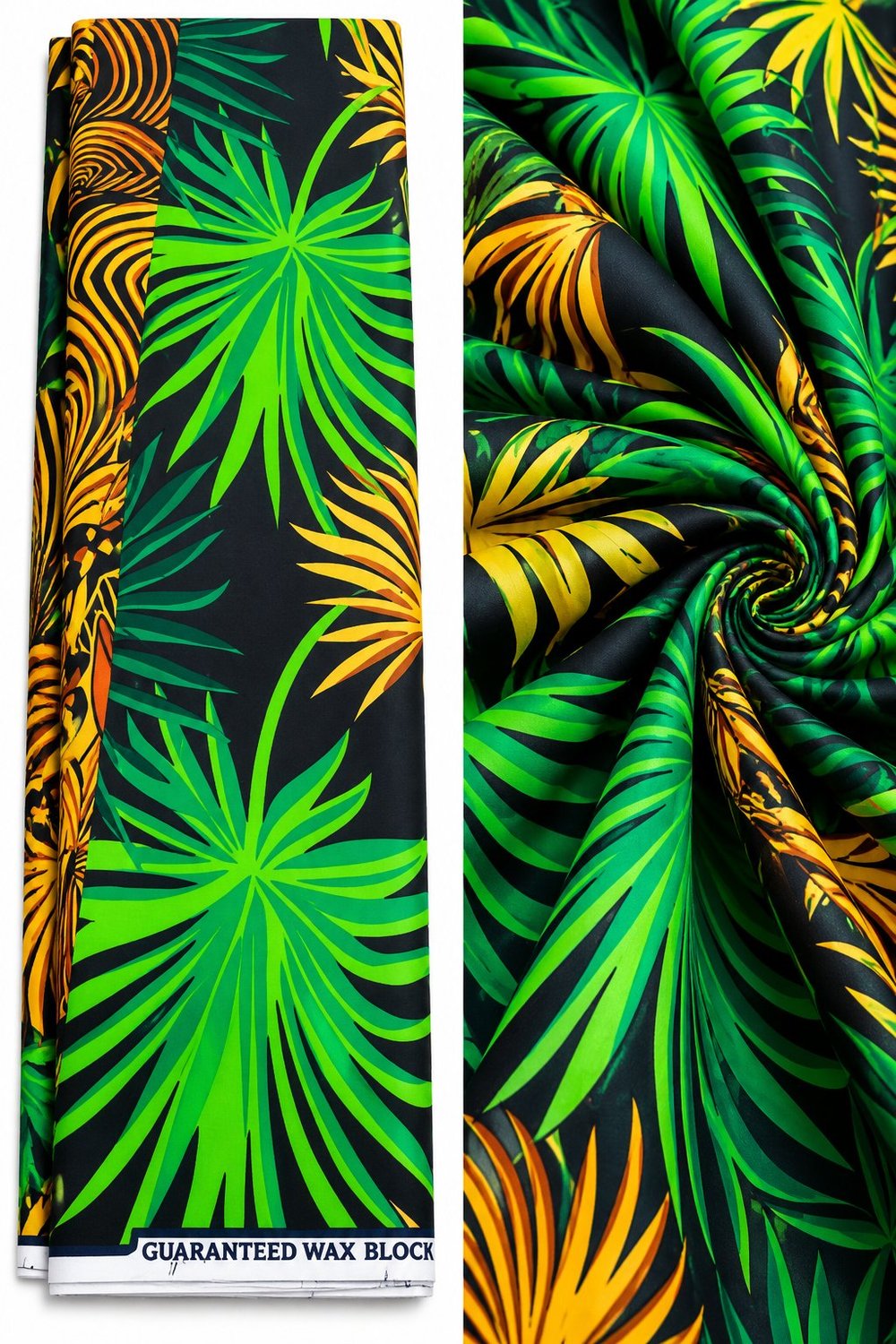 Wax Fabric with Patterns