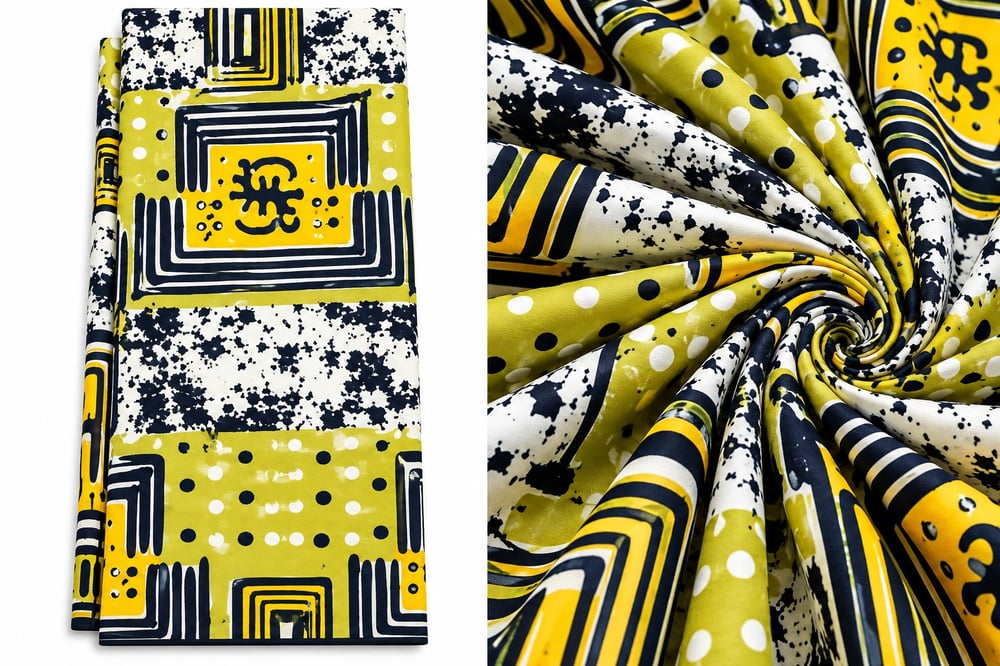 African Printed Wax Fabric