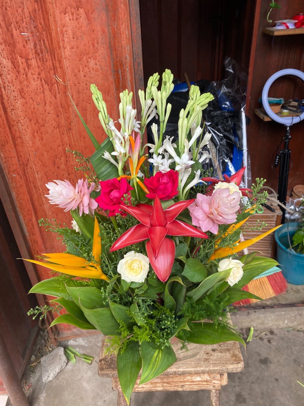 Bouquet de fleurs colorées