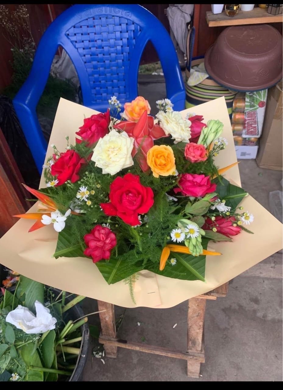 Bouquet de fleurs colorées