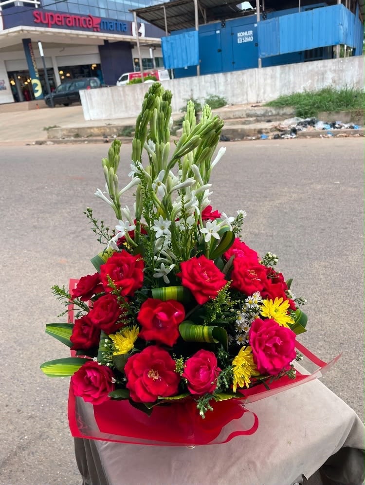 Bouquet de fleurs colorées