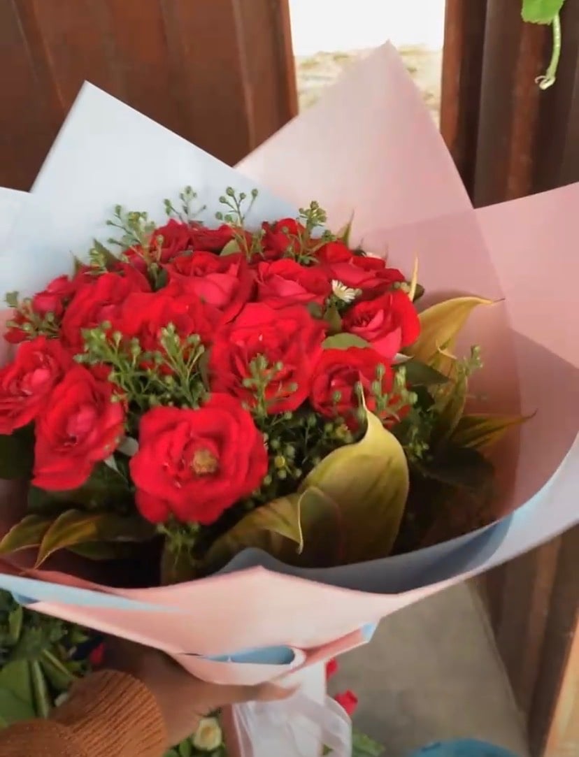 Bouquet de roses rouges