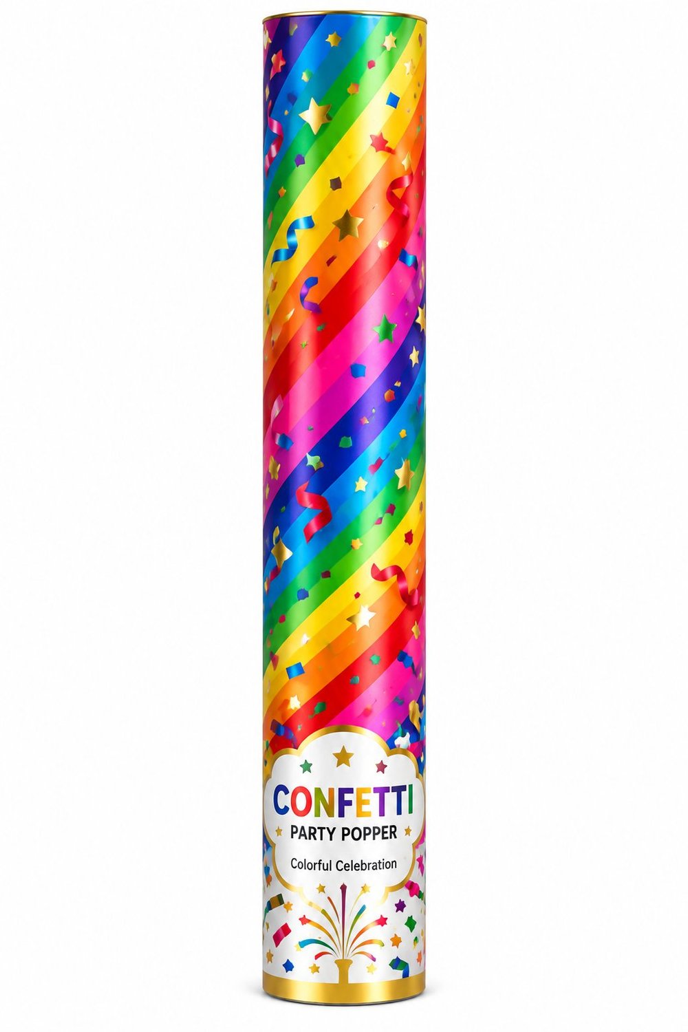 Rainbow Celebration Confetti Popper