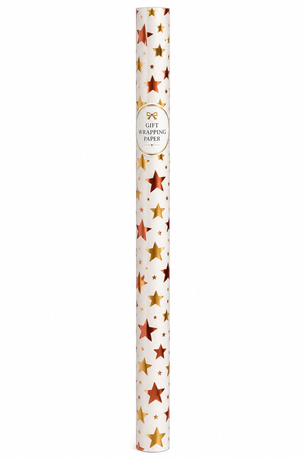 Gold Star Gift Wrapping Paper