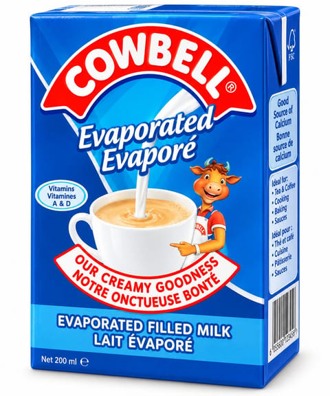 Cowbell Evaporated Milk