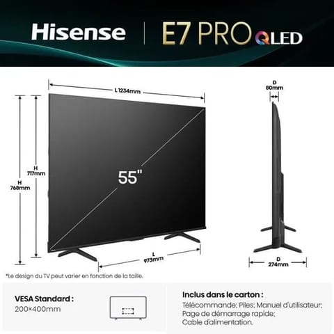 Hisense 55-Inch QLED TV