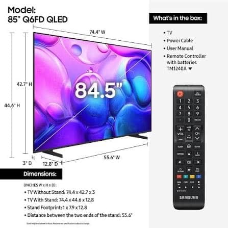 Samsung QLED 85-Inch TV