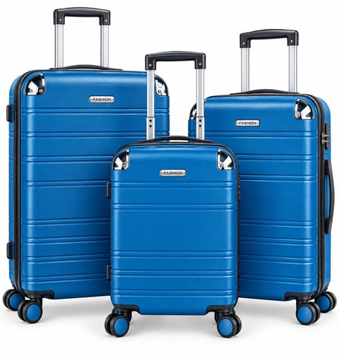Blue Luggage Set