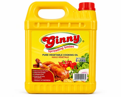Pure Vegetable Cooking Oil - 5L