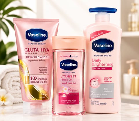 Vaseline Healthy Bright Body Care Pack