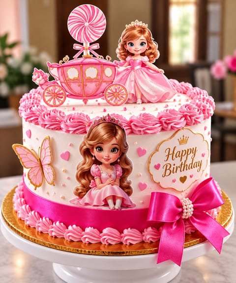 Birthday Cake - Princess Theme