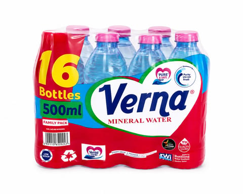 Verna Water Bottle - 16 Pack