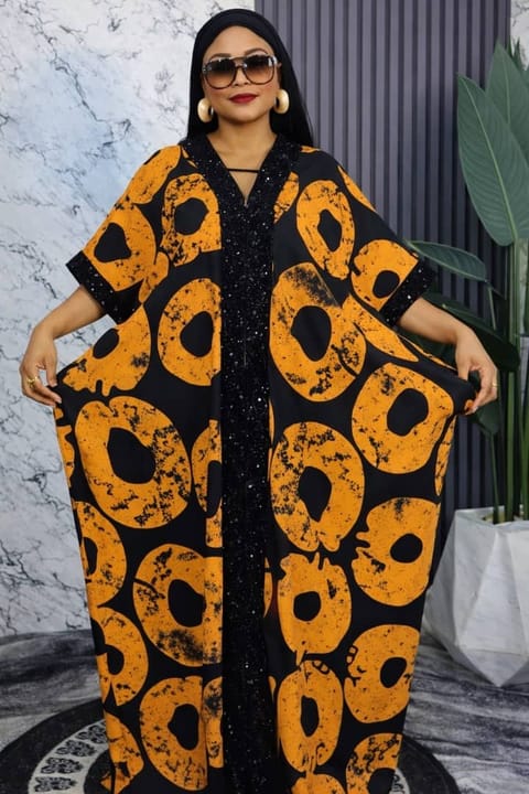 Robe Kaftan Colorée