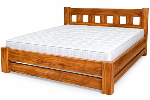 Elegant Teak Double Bed