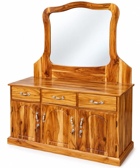 Elegant Teak Wood Vanity Table