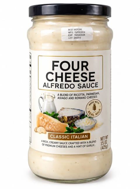 Four Cheese Alfredo Sauce