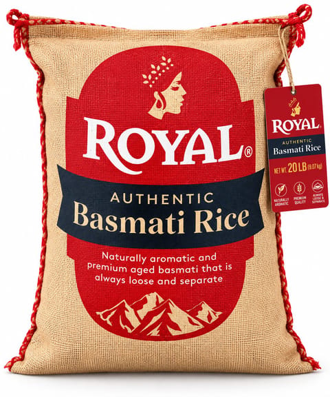 Royal Basmati Fragrant Rice - 9.07 kg