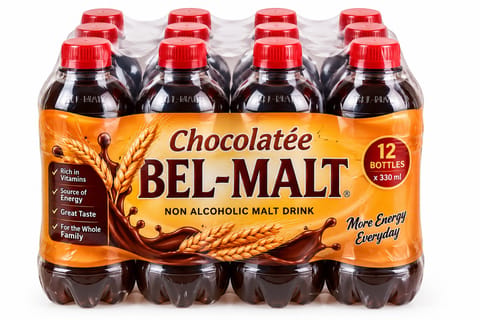 Malta Chocolate - 12 Bottles