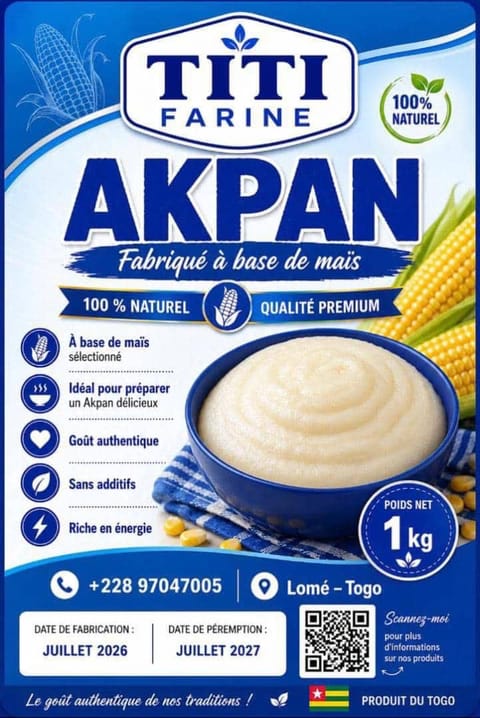 Farine de maïs Akpan