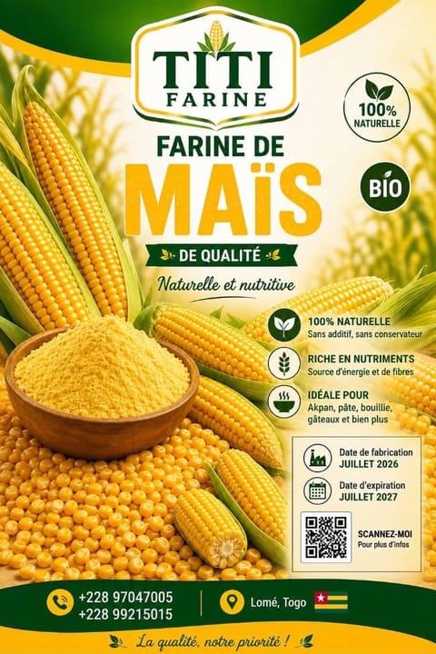 Farine de Maïs Bio
