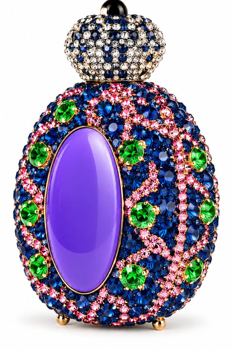 Multicolor Crystal Evening Clutch