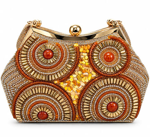 Luxury Beaded Evening Clutch