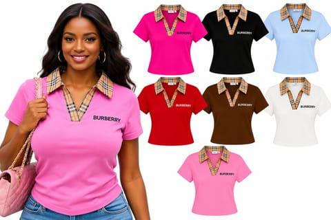 Stylish V-Neck Fitted T-Shirt