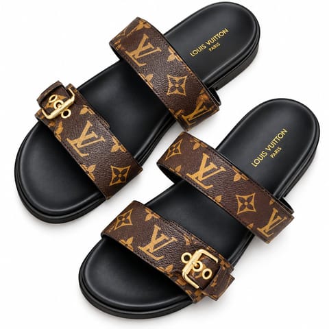 Louis Vuitton Monogram Slide Sandals