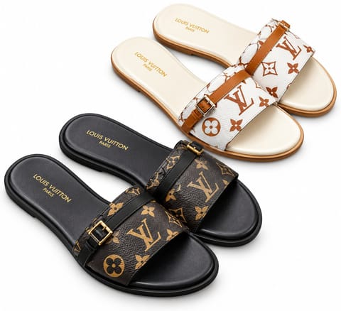 Louis Vuitton Monogram Slide Sandals