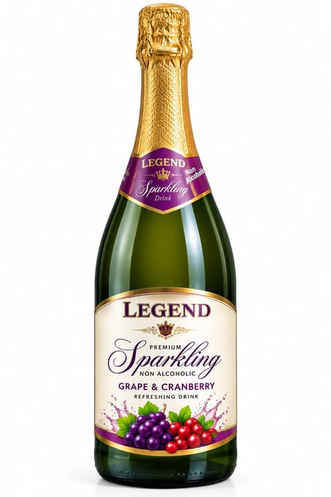 Legend Grape & Cranberry Sparkling Drink