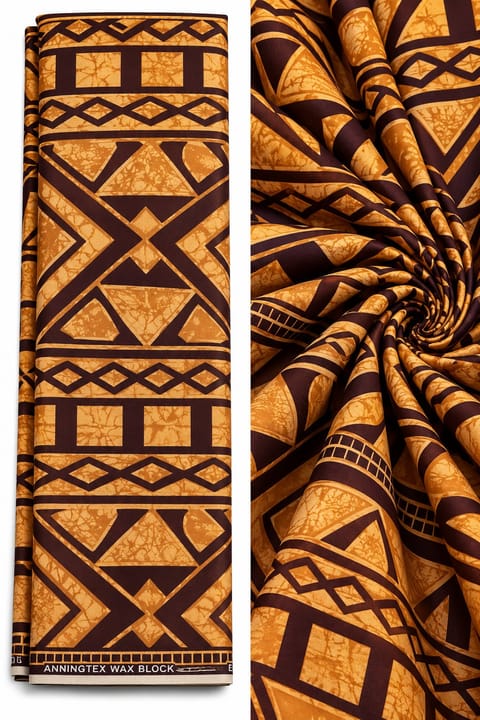 Vibrant African Wax Fabric