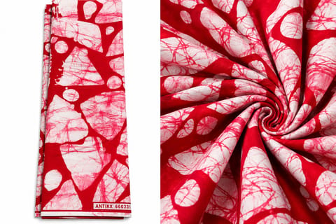 Colored African Wax Fabric