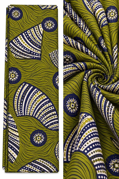Multicolored Wax Fabric