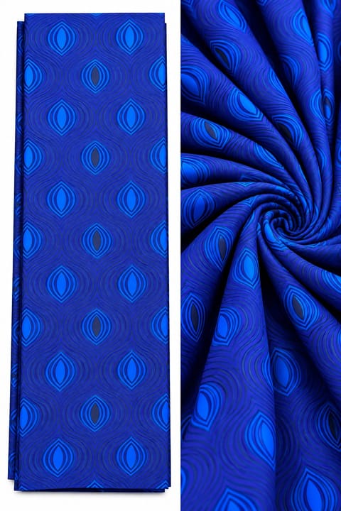 Blue Wax Fabric