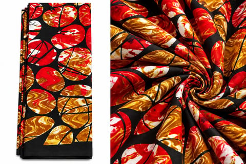 Colorful African Wax Fabric