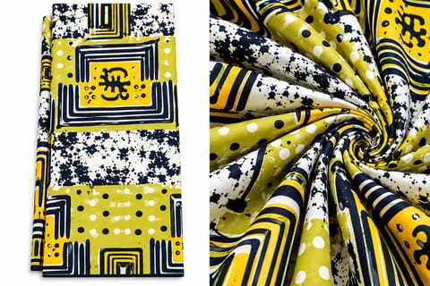 African Printed Wax Fabric