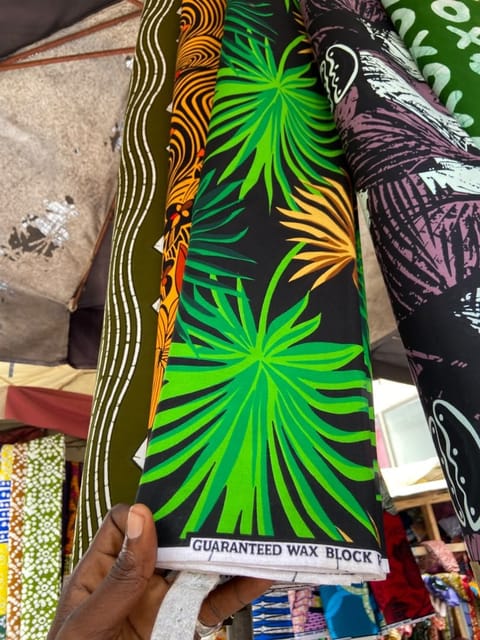 Tissu Wax avec motifs