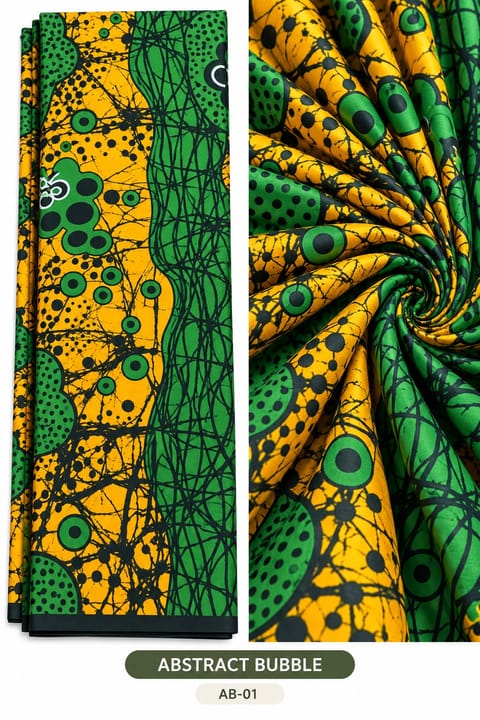 Colorful African Wax Fabric