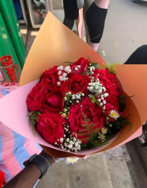 Bouquet de roses rouges
