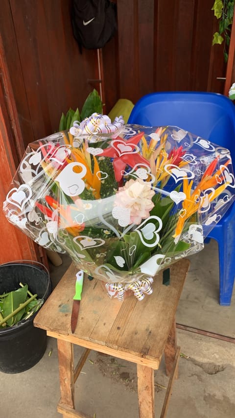 Bouquet de fleurs colorées