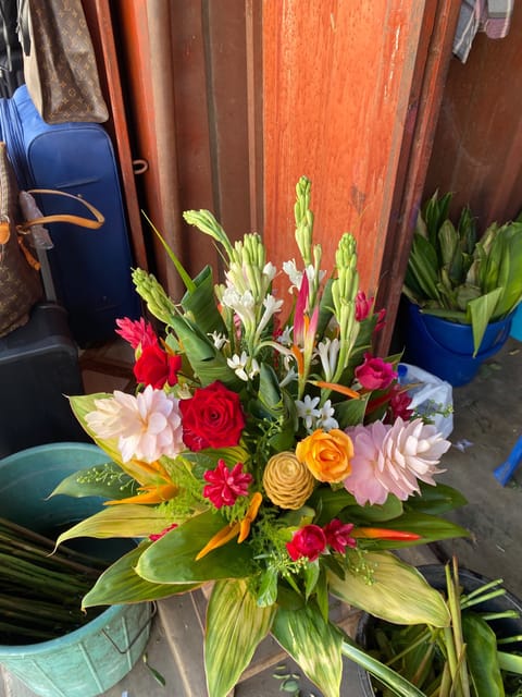 Bouquet de fleurs tropicales