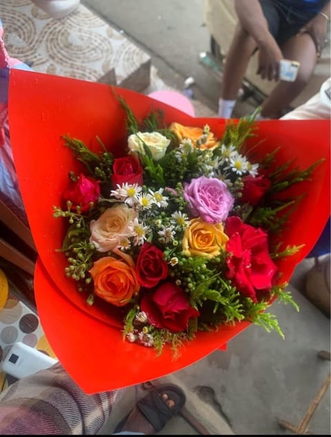 Bouquet de fleurs colorées