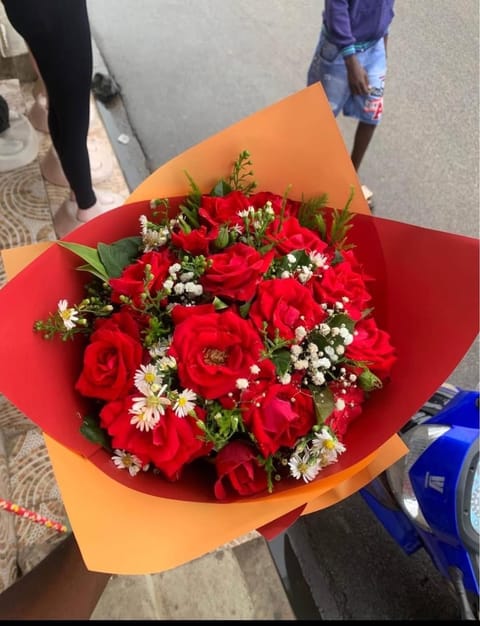 Bouquet de roses rouges