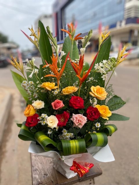 Bouquet de fleurs colorées