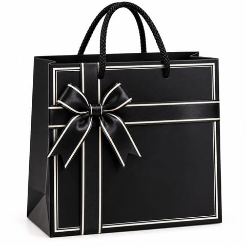 Elegant Black Gift Bag